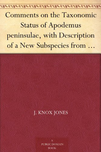 Comments on the Taxonomic Status of Apodemus Peninsulae, With Description of a New Subspecies From North China